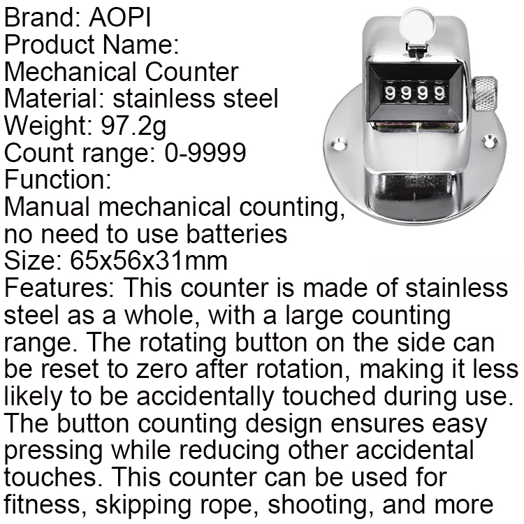 tally 4 digit counters hand clicker manual handy mechanical counter digital finger mechanical counter