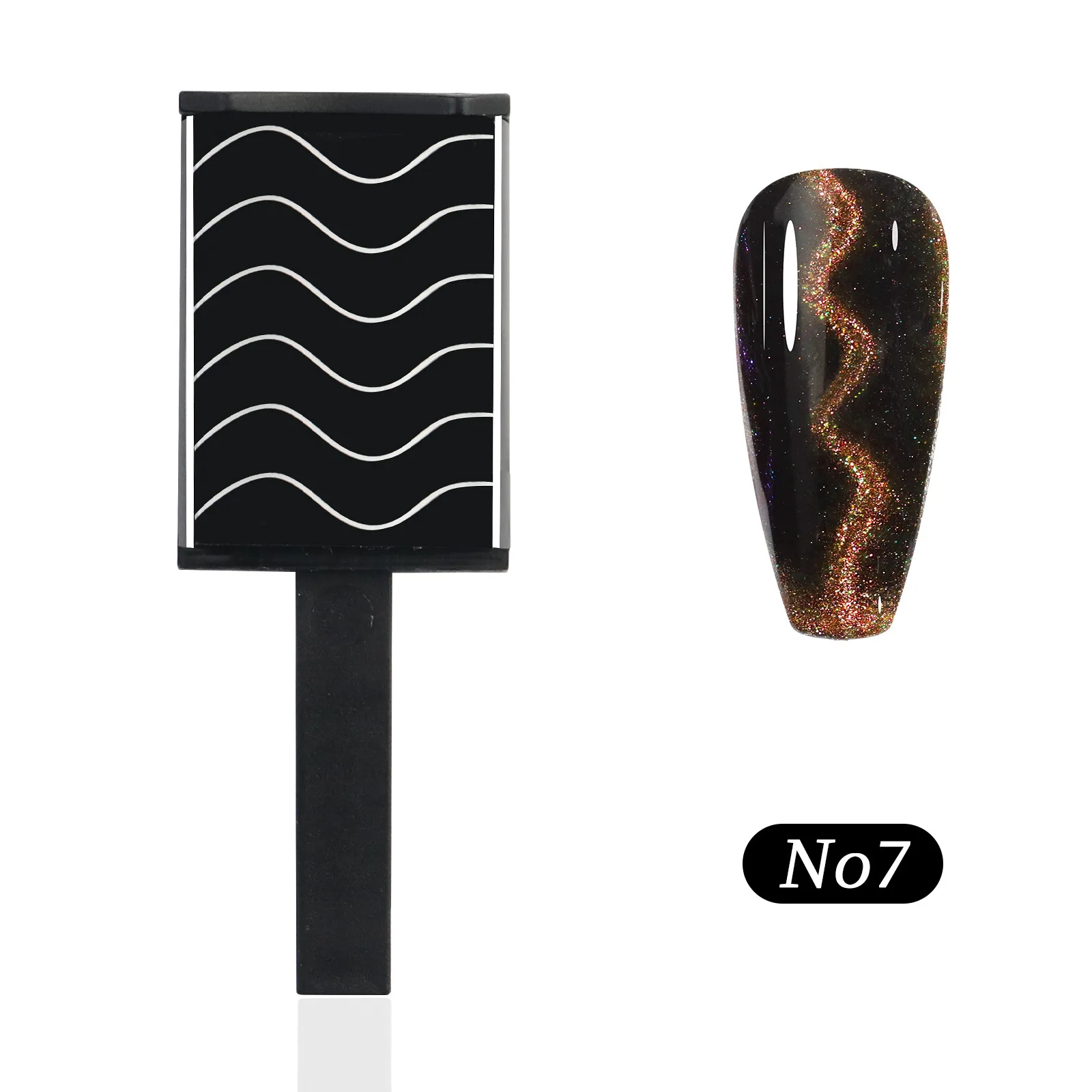 Nail Salon Tool Manicure 3D Heart Wave Magnet Sticks Gel Polish Nail Art Cat Eye Magnet