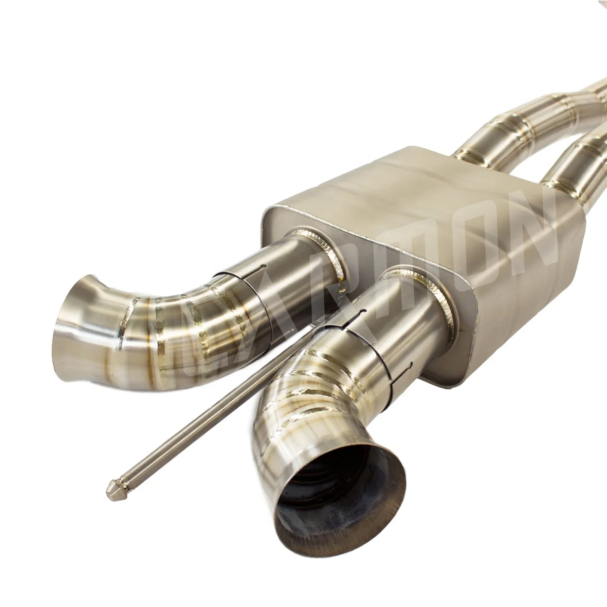 Hot Sale Titanium Alloy Catback Exhaust System For Porsche 971 Panamera 2.9T 2017-2020 Electric Valve With Remote Controller Set