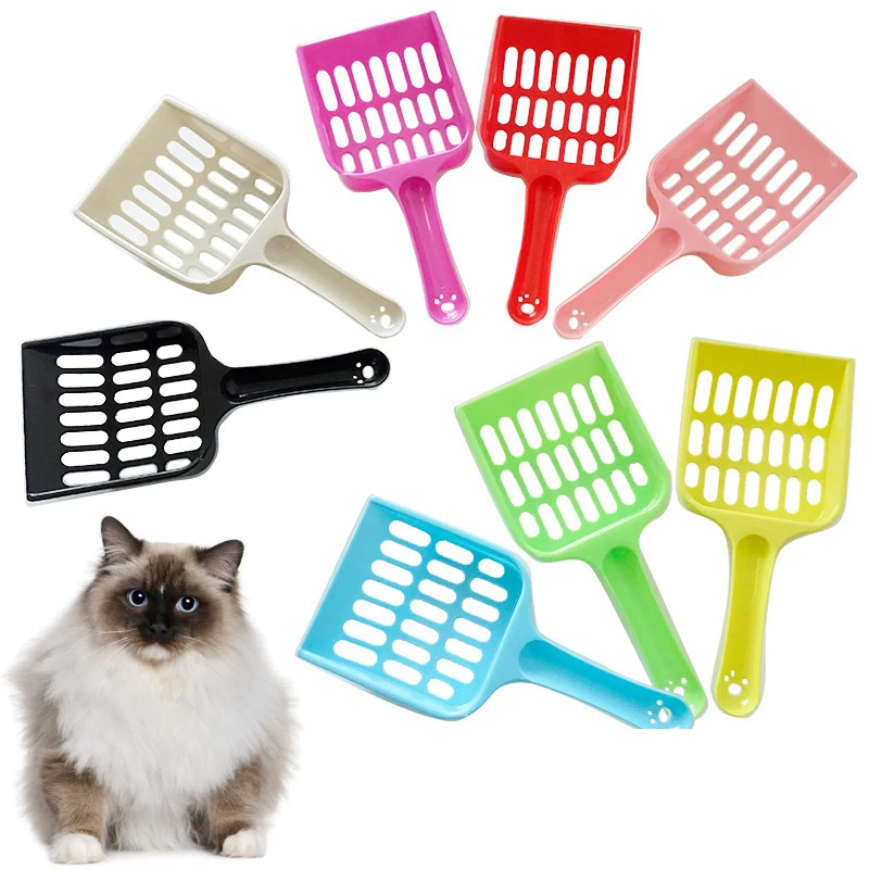 Wholesale Cheap Plastic Pet Cleaning Scoop Toilet Poop Clean Cat Litter Shovel