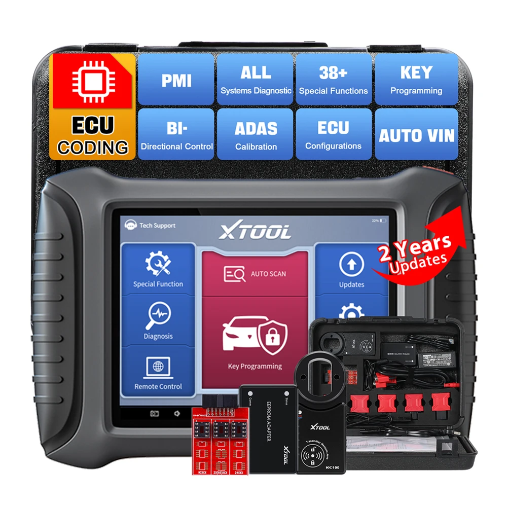 XTOOL X100 PAD3 с KC100 ключ Программирование диагностические инструменты OBD2 сканер IMMO все ключи потерянный для чтения/записи Автомобильный диагностический