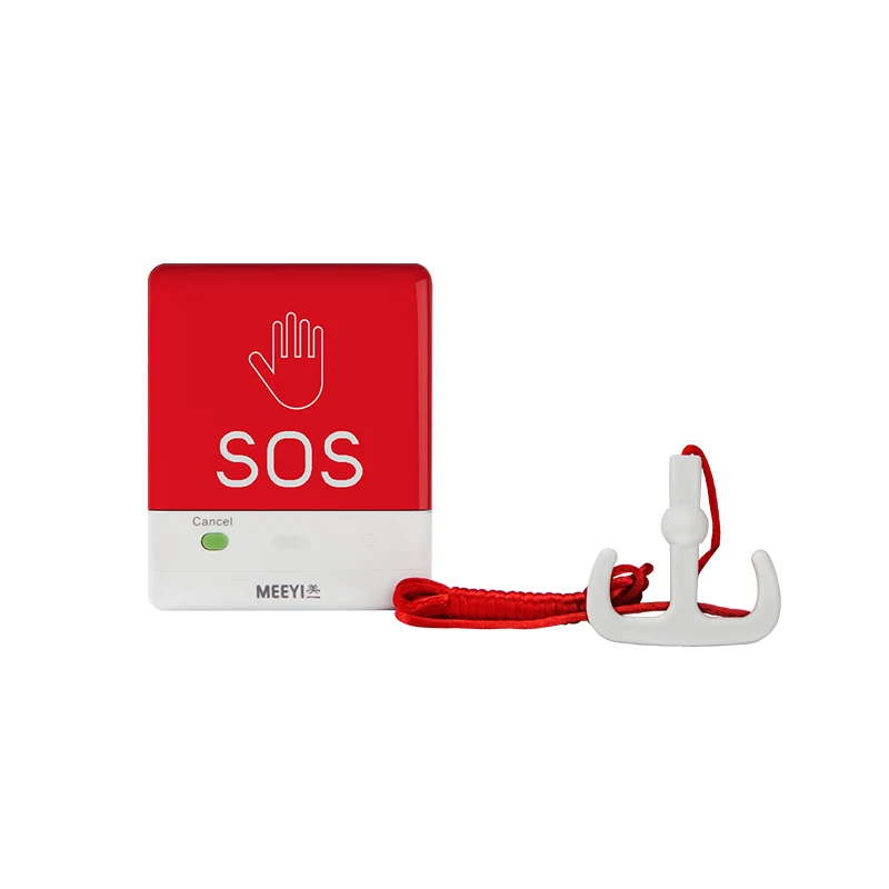 MEEYI Wireless Toilet Button Alarm Kits Handicap Emergency Call System