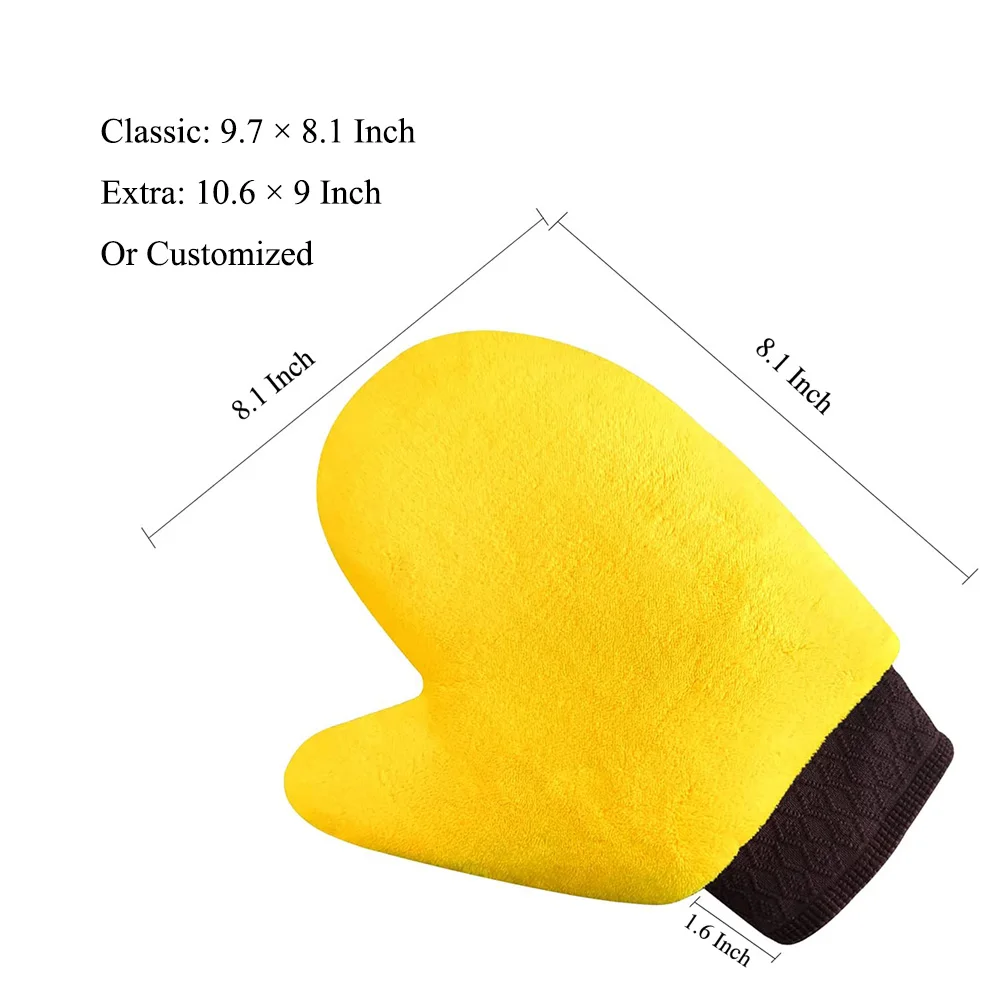 Microfiber Wash Mitt for Car Cleaning Mitts Tools Premium Chenille Scratch Car Wash Mitt