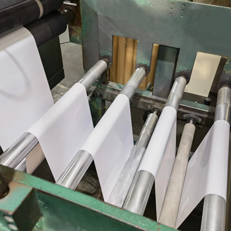 Thin rigid white PVC roll PVC sheet roll for vacuum forming