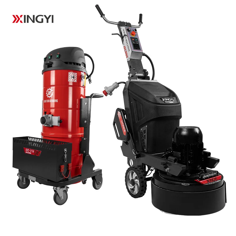 XINGYI 240V 22 Inch Walk Behind Terrazzo Epoxy Flooring Polishing  Floor Grinder Concrete Grinding Equipment