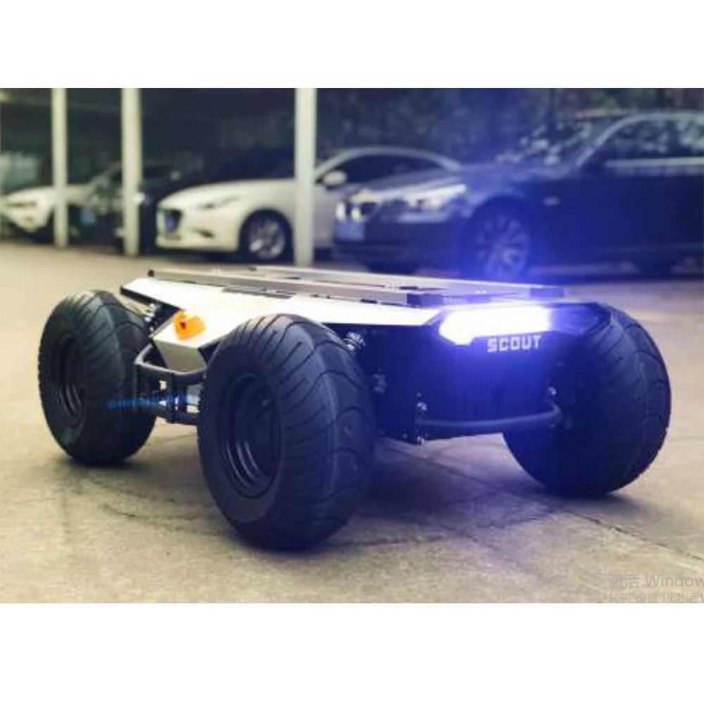 unmanned ground vehicle electric powered ground unit can climb the stairs