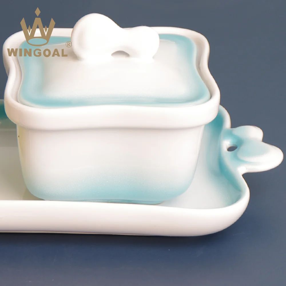 kitchen accessories condiment storage series ceramic seasoning pot with lid 3pcs for salt pepper spice sugar jars