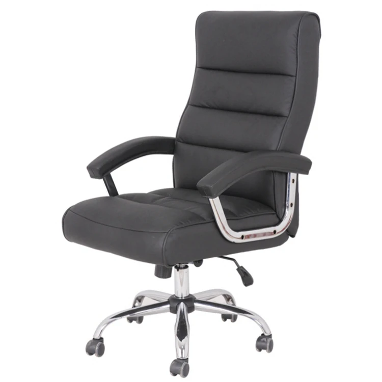
Black color arm rest pads high back caster wheels ergonimic office chair in anji 