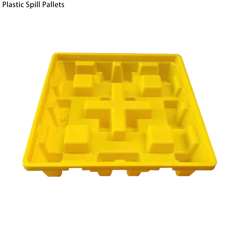 Factory Wholesale Heavy duty 2 Drums Spill plastic pallet for petroleum Industry For Sale Heavy Duty Oil Use Spill Pallet