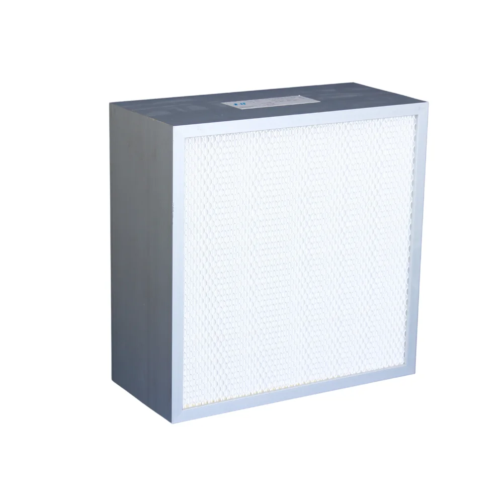 Мини-плиссированный фильтр ULPA HEPA прямой завод HVAC H13 H14 глубокий плиссированный алюминиевый обшивочный Воздушный Фильтр для чистой комнаты
