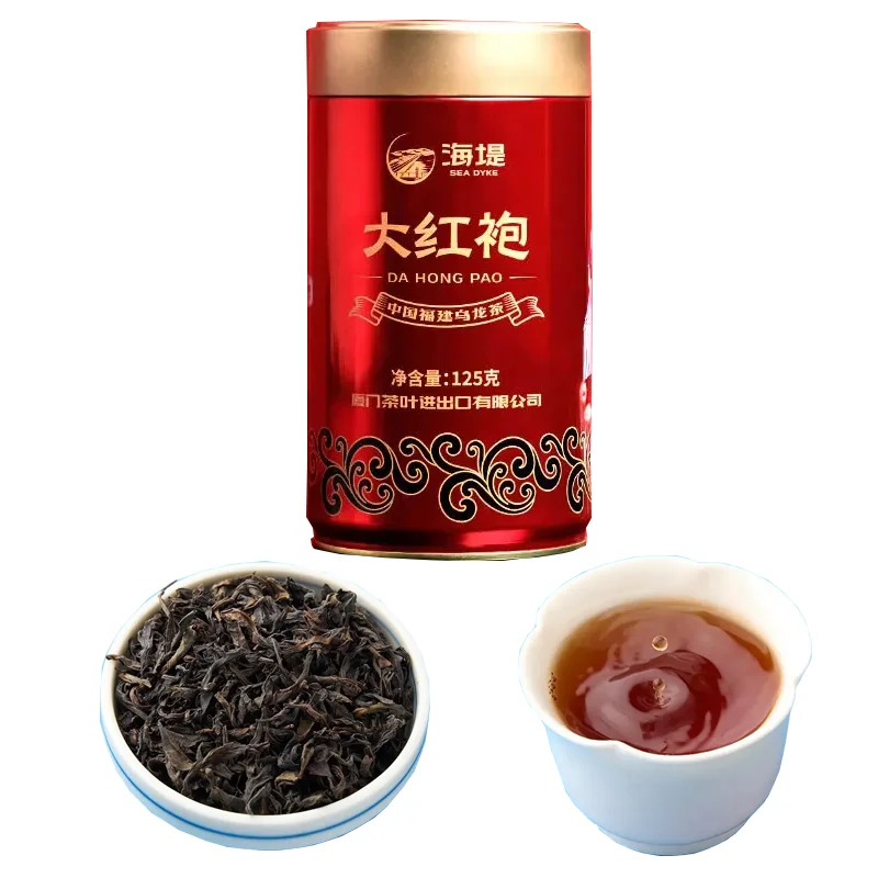 XC15 wholesale factory price negotiable rock tea slimming cha 125g wuyi cliff tea DA HONG PAO AT103A chinese OOLONG TEA