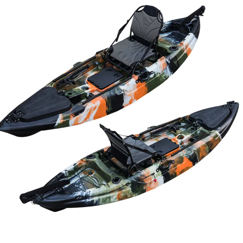 2.9m 170kg load bearing fishing kayak with big storage and motor equipment sit on top wholesale canoe for sale