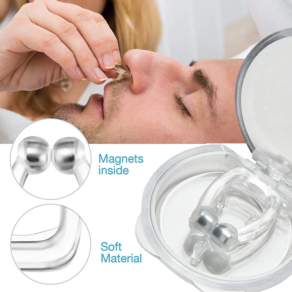 For The Snoring Public Anti Snoring Clip Contain Magnets Efficacy