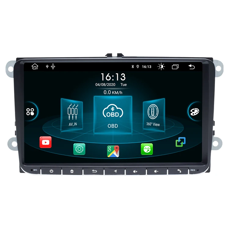 Android 12 Car Radio DVD Player for VW / Volkswagen Skoda Octavia golf  Car Multimedia Wifi 4G Lte  8 core Carplay