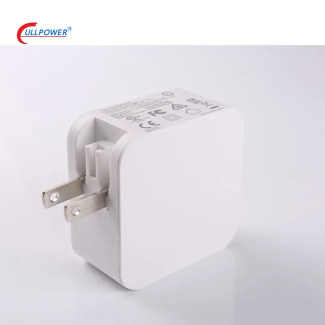 UL FCC CE вас PSE NOM BSMI kc-сертификаты 45 Вт USB-C PD адаптер питания с выходом 5V 3A 9V 12V 15V 20V 2.25A