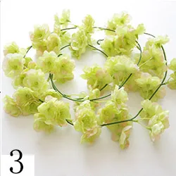 FV-002 оптовая продажа свадебных и цветочным декором с блестками; Выходное платье Сакура гирлянды искусственное Цветущее