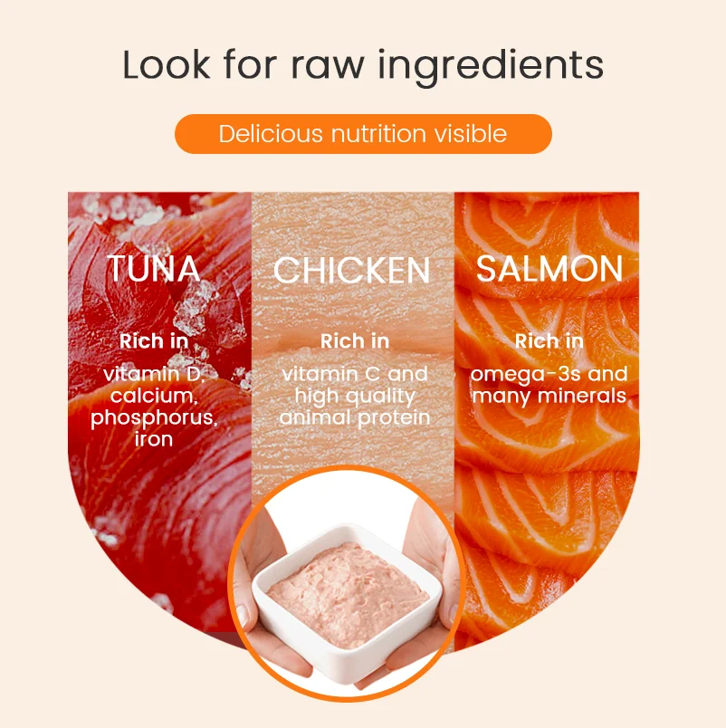 Muawu Best selling New product wet cat treats pet food cats