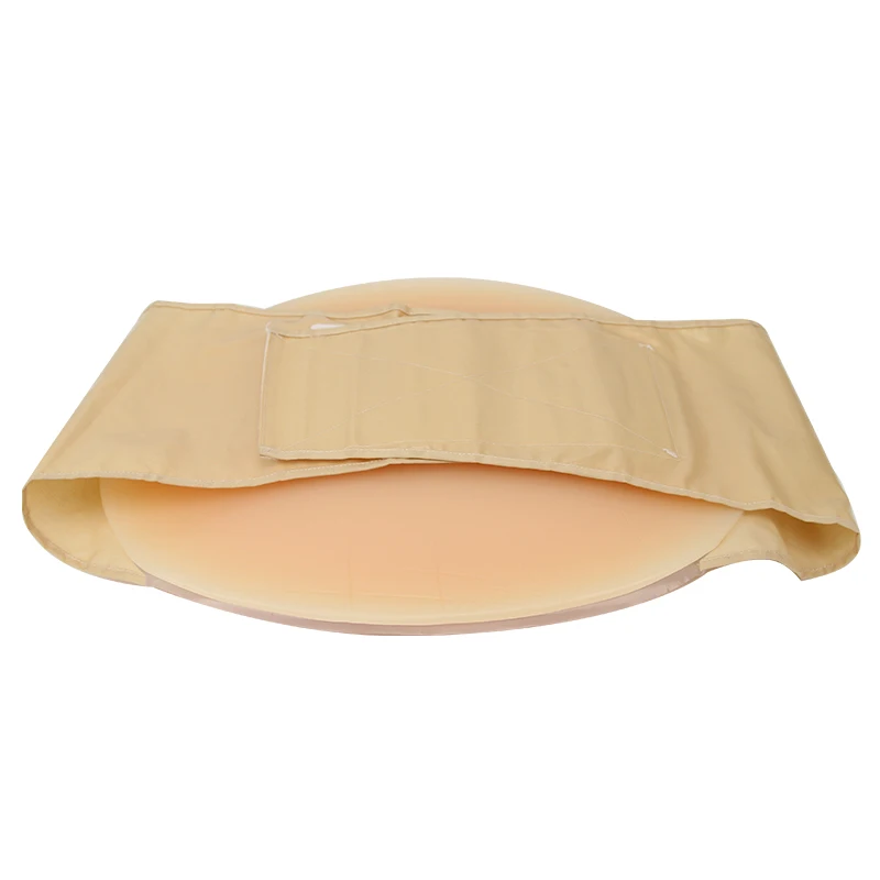 Huge Realistic False Pregnant Tummy Cotton Filler High Simulation Artificial Fake Silicone Pregnant Belly For crossdresser