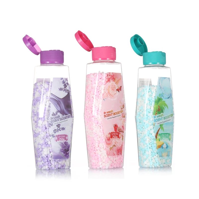 New product laundry beads scent booster soft clothes 250g bottled scent booster laundry beads
