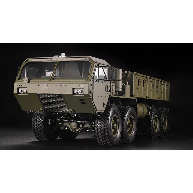 1/12 RTR US Military 8*8 Радиоуправляемый гусеничный автомобиль с дистанционным управлением Грузовик Светодиодная звуковая система P801 наружные игрушки для мальчиков подарок TH05144