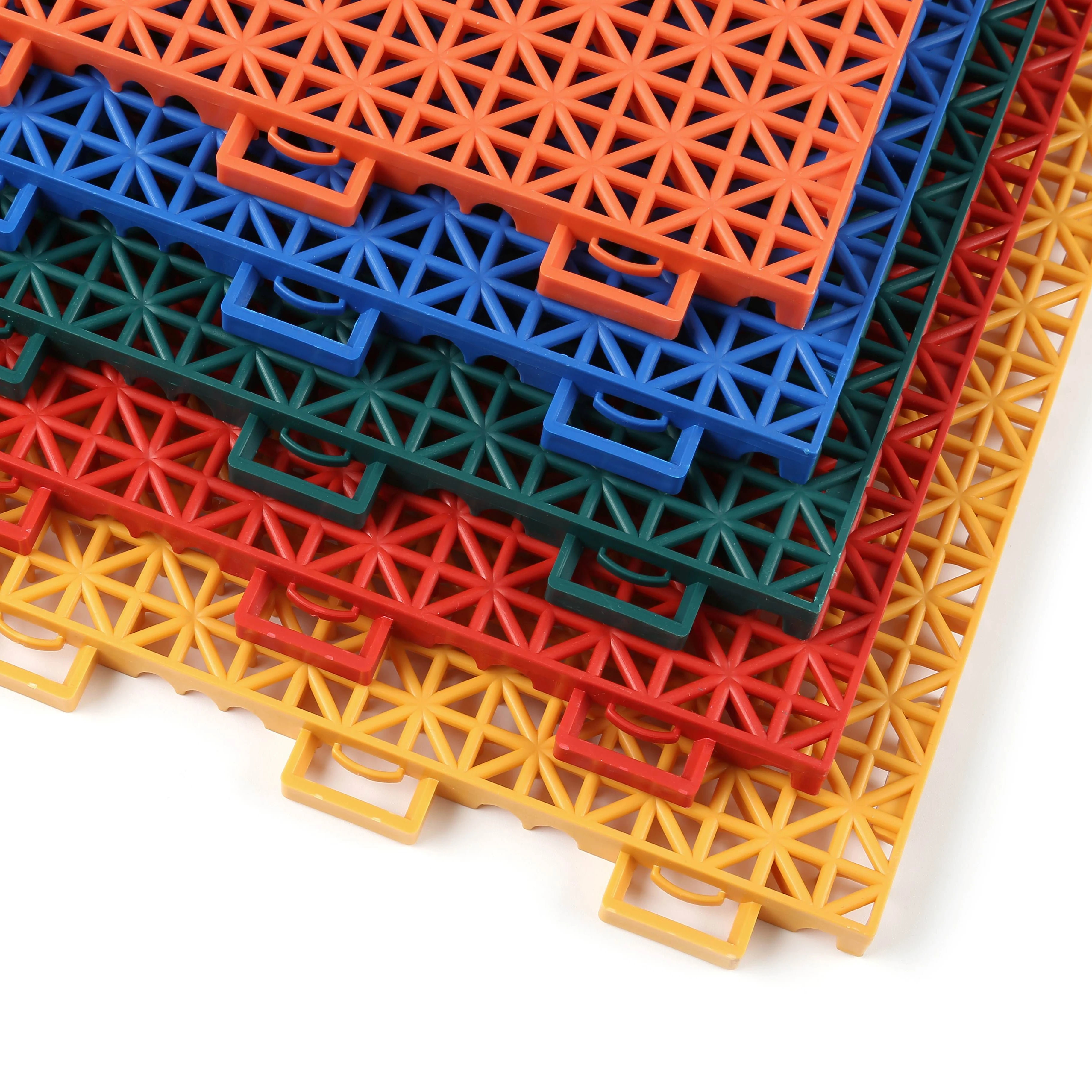 Alite PP Millet Grain Outdoor Basketball Court Floor Anti-slip Wear-resisting Cheap 25*25*1.2cm