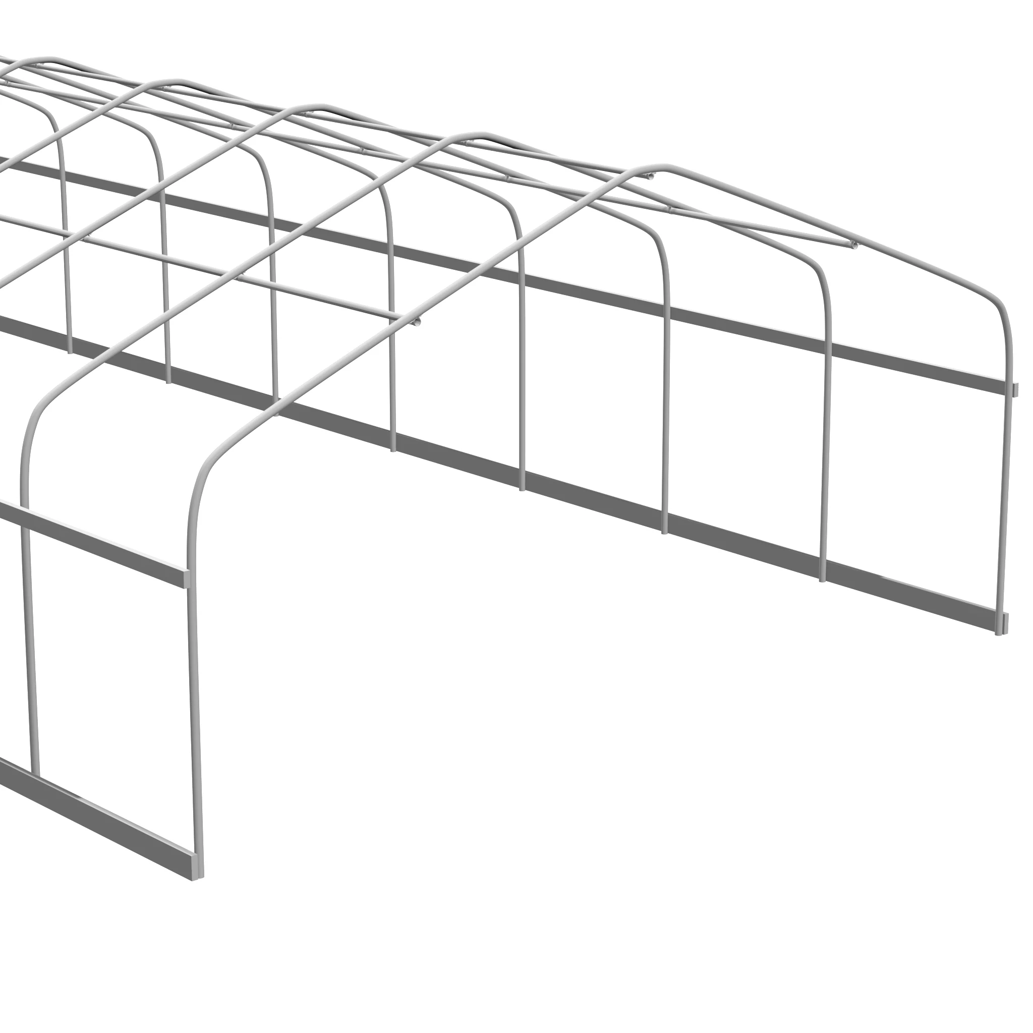 Export Single-span Greenhouse For Vegetables Low Cost  Greenhouse Frame