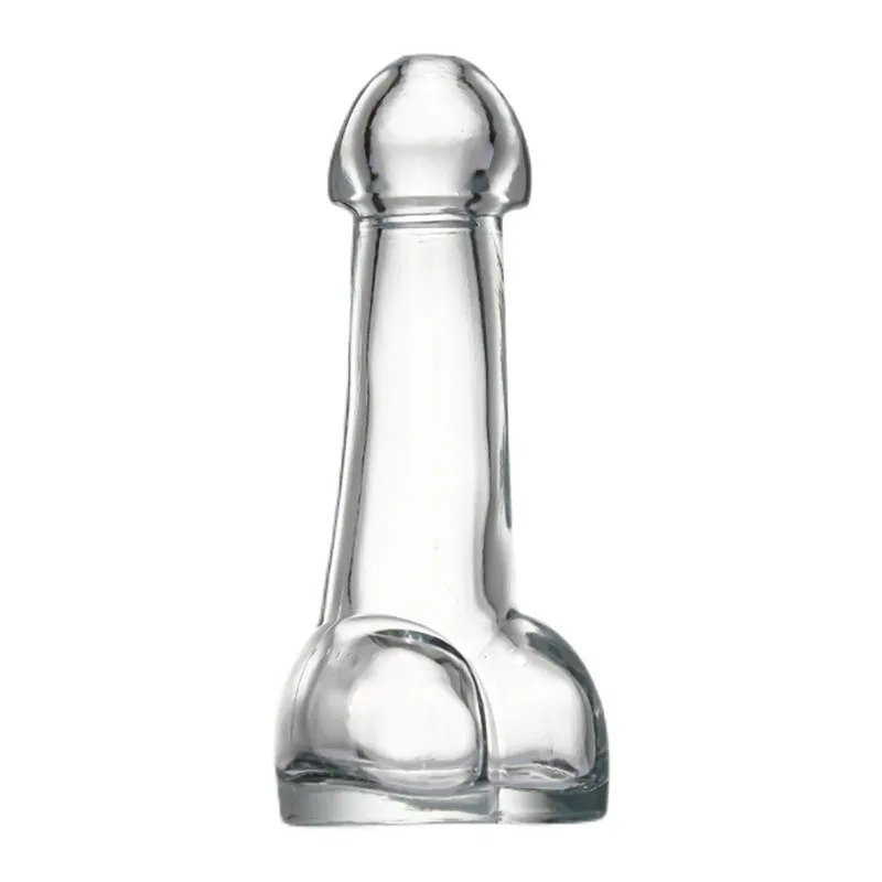 Sexy Adult Cup Wine Glasses Cocktail Drink Tentum Dick Shape Glass Bottle Night Bar Club Nightclub Party Penis Shot Wine Glass