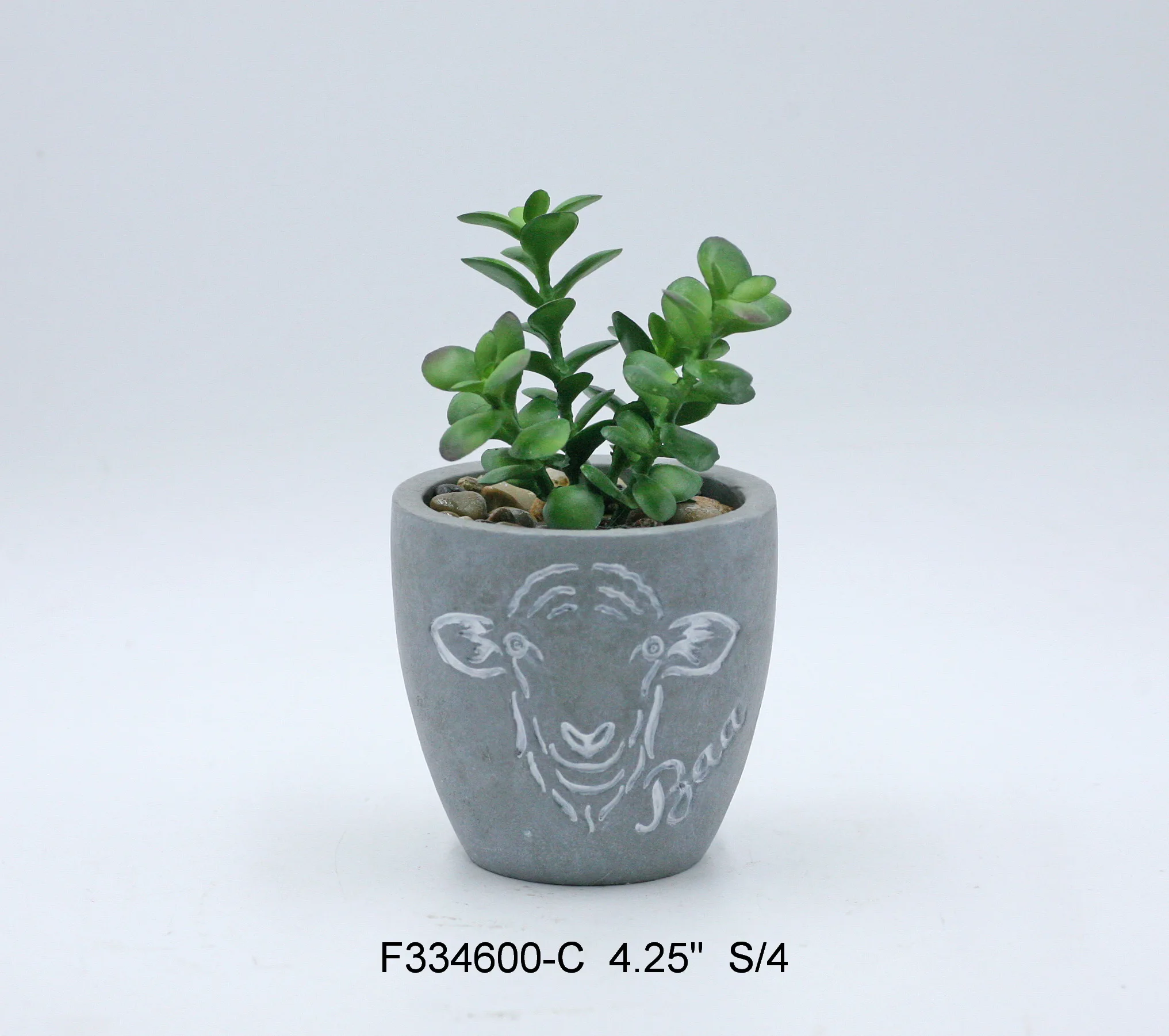 2023 new design resin garden decorations various fake flower design green plant products