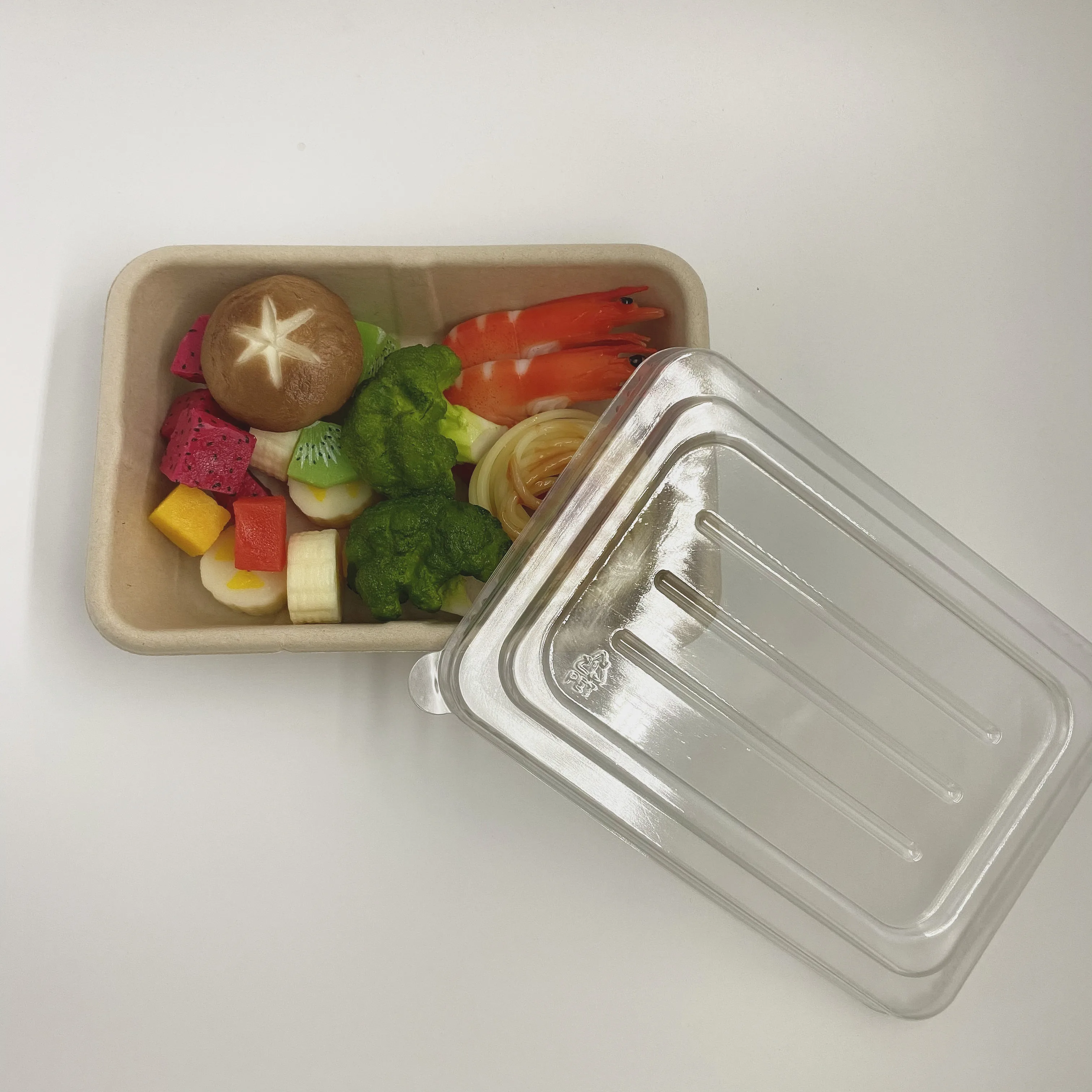 500ml sugarcane bagasse compostable biodegradable takeaway disposable lunch