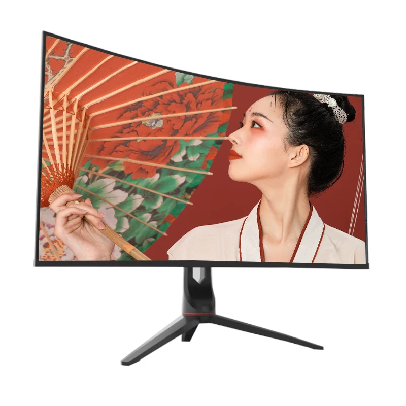 Factory wholesale 32inch 165HZ 1920/1080 gaming monitor  FHD   1ms2ms response time 16:9 super wide R1800 curved monitor