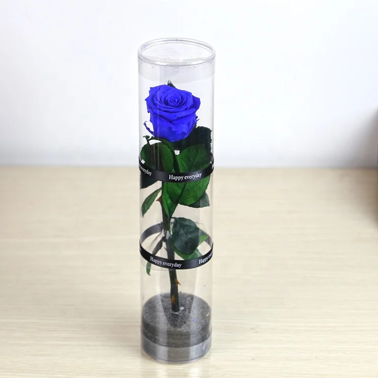 
Custom Made Hand Made Variety Size Natural Eternal Rose In Glass 