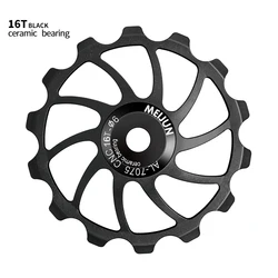MEIJUN Mountain Road Folding Bicycle Guide Wheel 14/15/16T Ceramic Bearing Variable Speed Rear