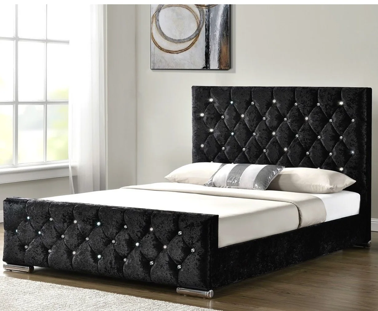 Italian carved beds royal furniture antique bedroom