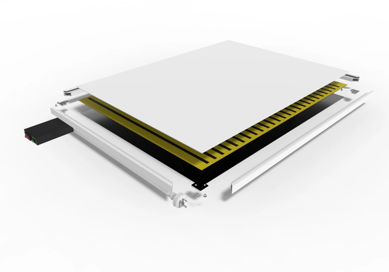 Frameless Panel Heater 700Watts  Home far Infrared Heating panel