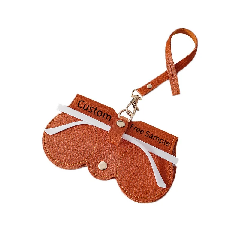 Factory Waterproof Soft Glasses Case PU Leather Cowhide Sunglasses Cartoon Storage Bag Portable Eyeglass Carrying Bag