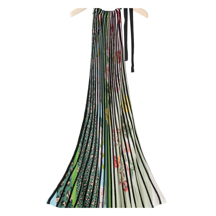 2022 china summer stylish sexy sleeveless collarless dresses women lady elegant