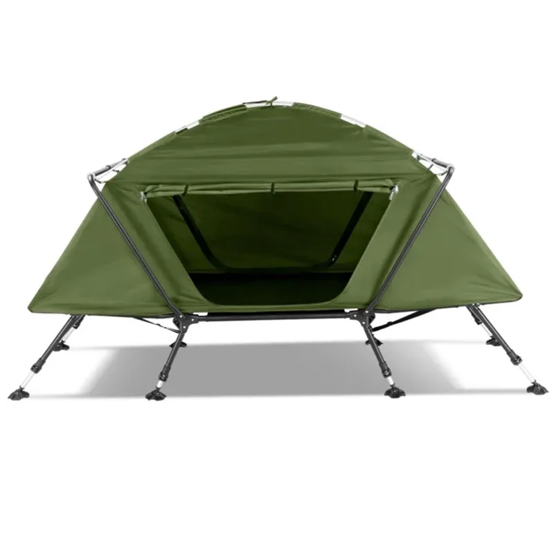 Portable Cot Tent Pop Up Multi Function 1-2 Persons Folding Sleeping Tent Waterproof Camping Outdoor Tent Cot With Bed