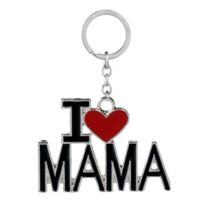 Promotion gift mothers day gift fathers day gifts customized keychain metal designers love letter key chain