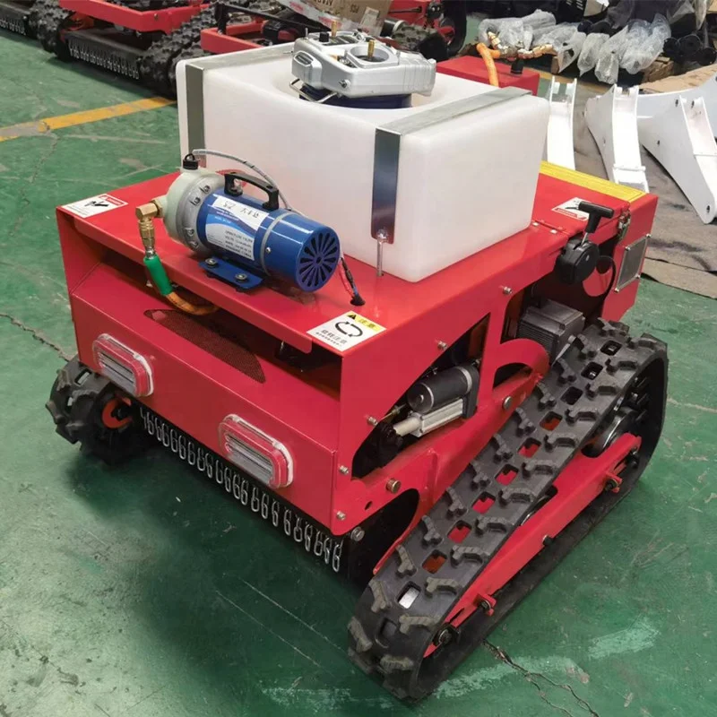 Agricultural Machinery Intelligent Remote Control Mower with Irrigation System