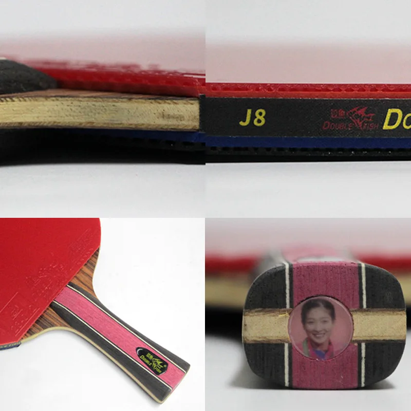 Original Double Fish Wholesale ITTF Approve ping pong rackets, Loop Drive Fast attack Table Tennis Racket