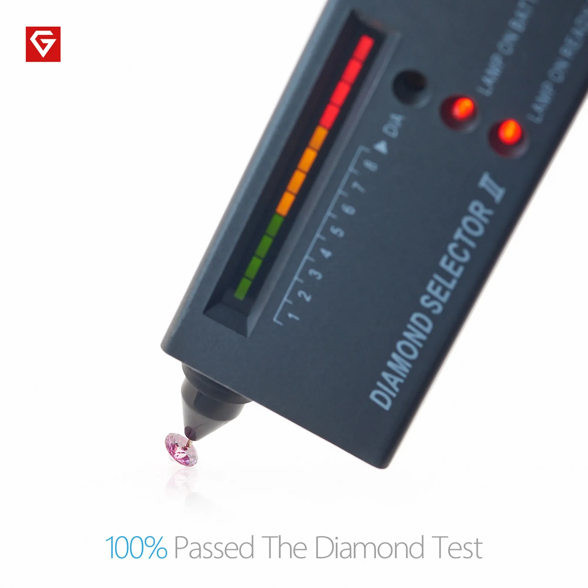 Pink  Round Cut VVS1 Moissanite Stone Loose Gemstone Synthetic Diamond with Certificate Christmas Gifts