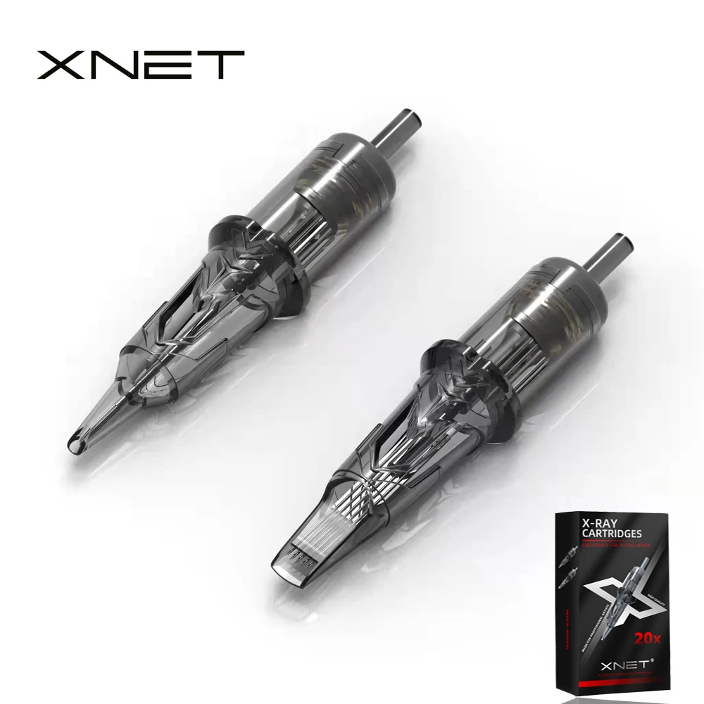 XNET X-Ray 20pcs Disposable Sterilized Safety Round Liner 3RL 5RL 5RM 7RM Tattoo Cartridge Needles for Tattoo Permanent Makeup