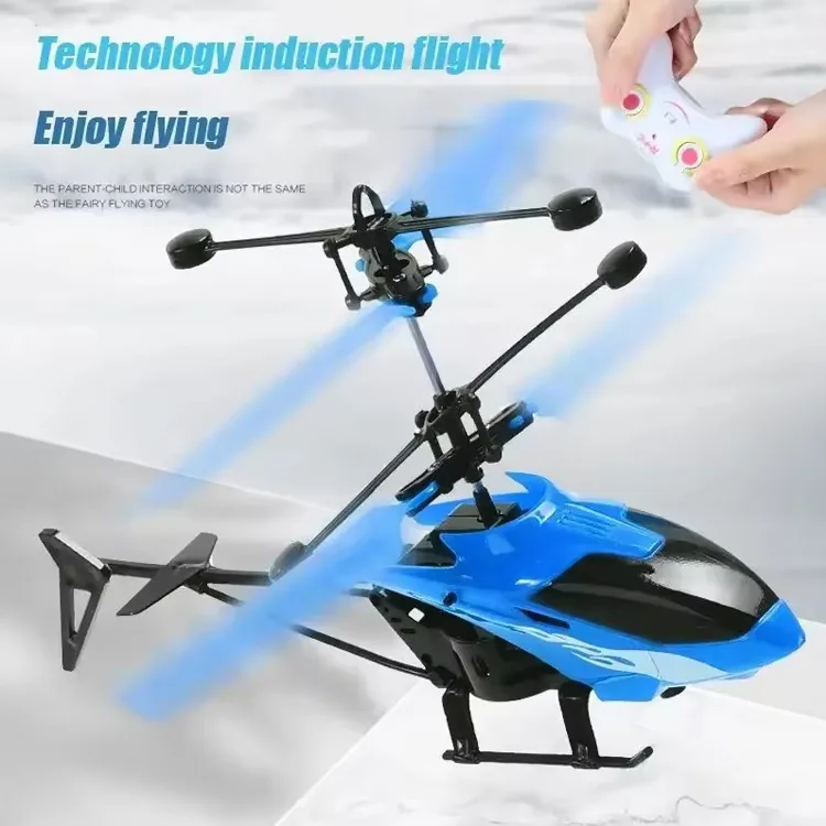 KK Christmas Gift Infrared Inductive Helicopter Colorful RC Flying Ball Built-in LED Lights Flying Ball Hand Flying Helicopter