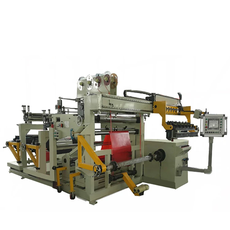Automatic PLC Control TIG Welding Copper Foil Winder Dry Type Transformer Foil Winding Machine