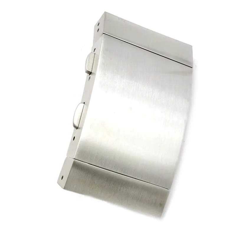 Luxury 18mm 20mm 22mm 316L Stainless Steel Clasp Solid Retractable Adjustable Length Watch Strap Buckle