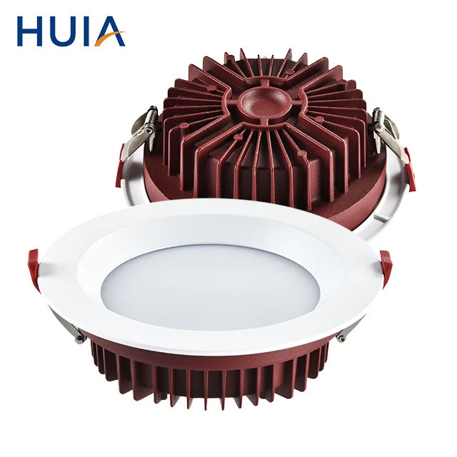 IP44 12w Size 75mm Commercial Lighting Round Aluminum Housing Recessed Adjustable Ceiling Lamp Spot Light LED Downlight