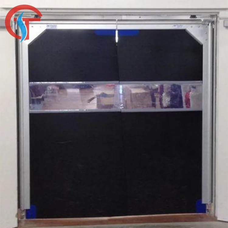 Flexible PVC Crash Doors Rubber Commercial Double Swing Doors