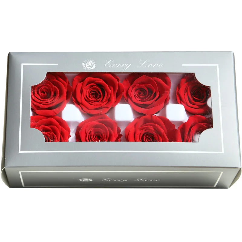 
beautiful preserved rose flower A grade stabilized rose preserved long lasting eternal roses 4-5cm 