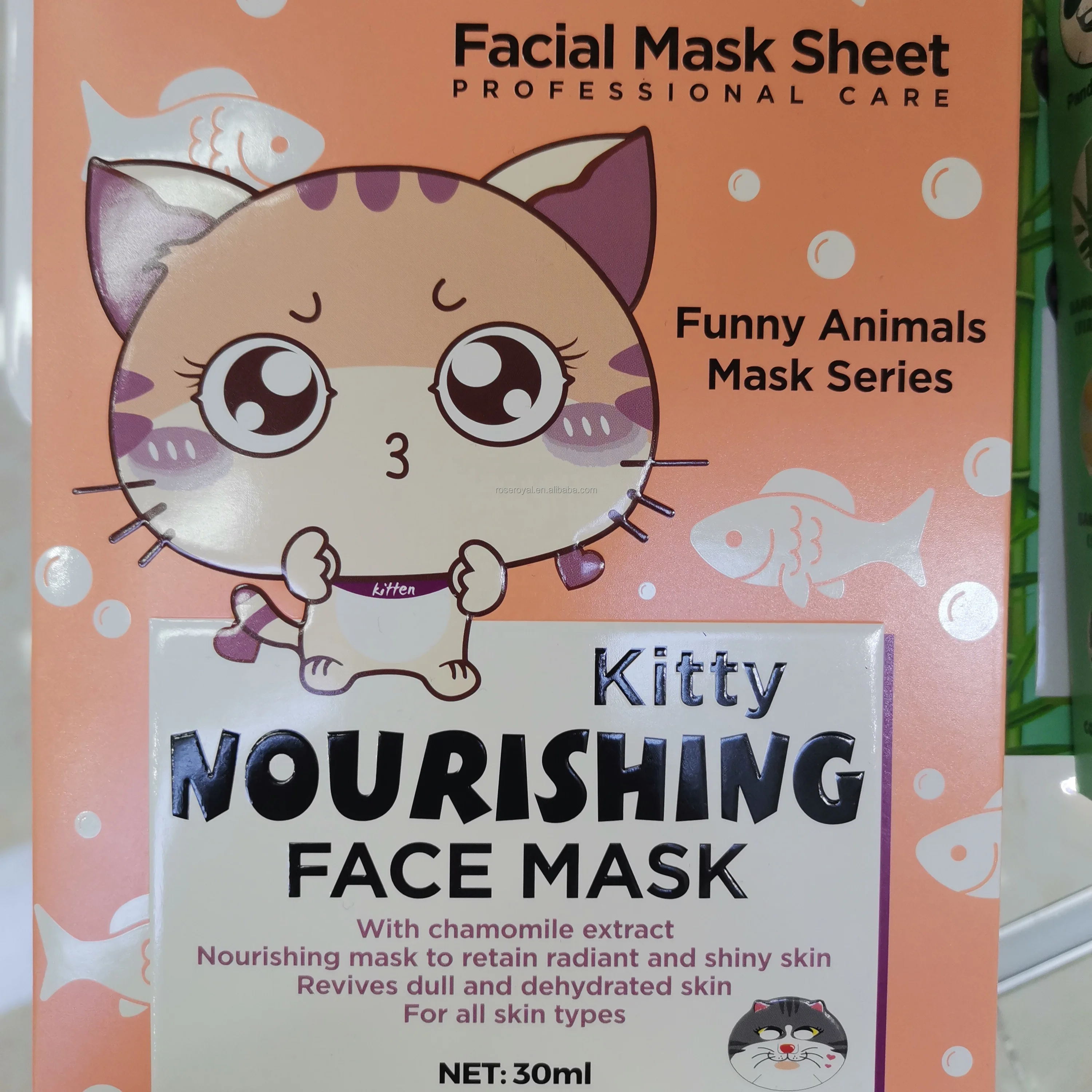 NEW INNOVATION  Wokali  Professional care of Extra Whitening & Moisturizing Silk Masque-Funny Animals Penguin Hydrating  Masque