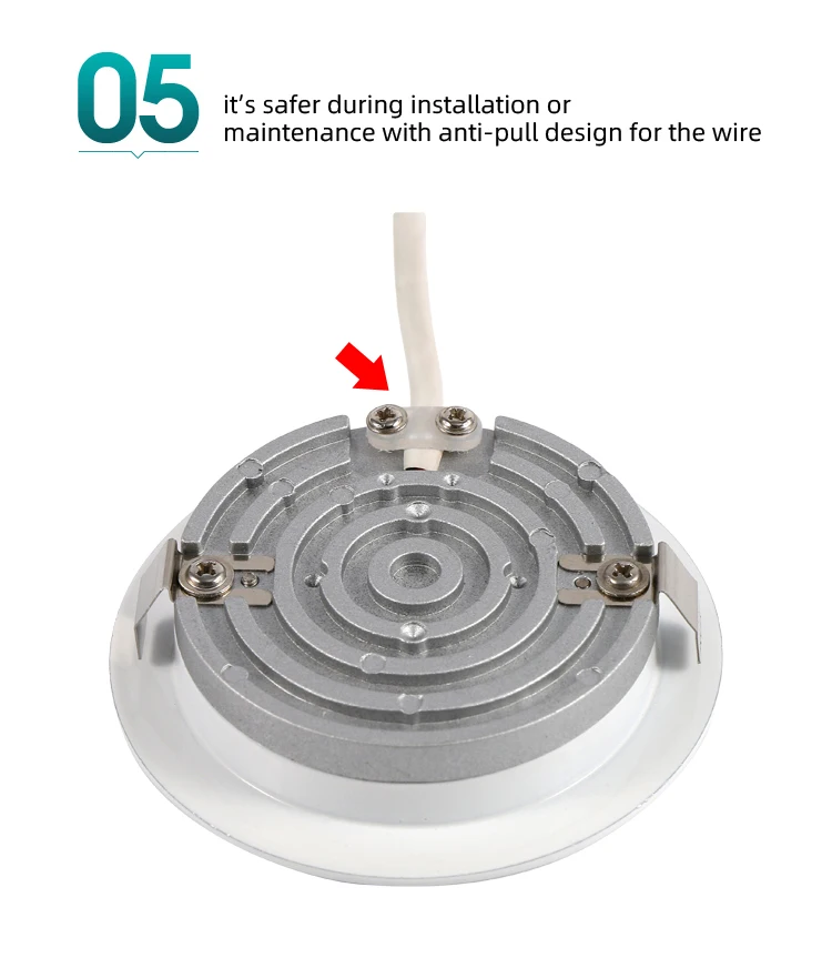 LED puck light white round mini downlight surface mounted under cabinet light